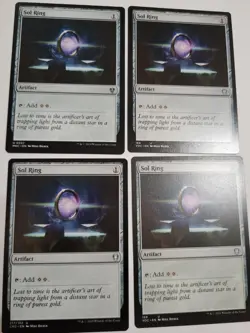 MTG SOL RING 4X ALL SAME PICTURE EX-MINT FREE SHIP!! - Image 1