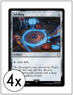 4x Sol Ring, Fallout, Magic, MTG NM - Image 1