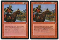 Marton Stromgald x2 2x 1995 Ice Age Red Rare Legendary Creature MTG NM AZ1 - Image 1