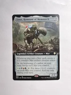 Urtet, Remnant of Memnarch ONC Rare Legendary Artifact Creature - Image 1