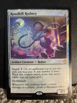 Roadkill Rodney (Surge Foil) - MTG: Teenage Mutant Ninja Turtles Commander - Image 1