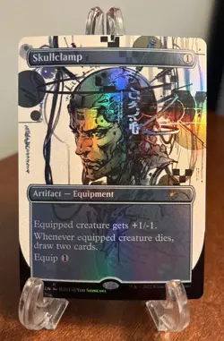 MTG Skullclamp (Borderless) Foil Secret Lair Drop Series (SLD) #1112 Magic - Image 1