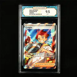 TQG 9.5 MINT+ 2024 Pokemon ENG Crispin 164/142 UR - Image 1