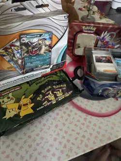 Pokemon TCG Lot Ex Box Trick Or Trade Bundle Random Cards - Image 1