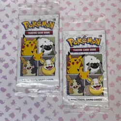 2x Pokemon 25th Anniversary General Mills Cereal Trading Card Booster Pack - Image 1