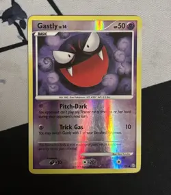 2008 Pokemon TCG Stormfront Gastly Lv14 Reverse Holo 62/100 LP - Image 1