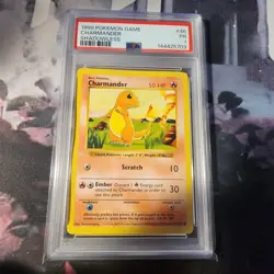 PSA 1 Poor Shadowless Charmander #46/102 Base Set Pokemon 1999 WoTC - Image 1
