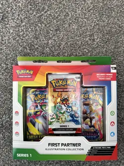 Pokemon First Partner Illustration 25th Anniversary +Pikachu Promo BUNDLE Sealed - Image 2