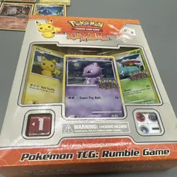 2009 Pokemon Rumble TCG Complete English 16/16 Card Set All Inserts And Box 820650103933 - Image 2