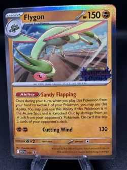 Pokemon TCG Flygon MEP 016 Phantasmal Flames Stamped Prerelease Promo - Image 1
