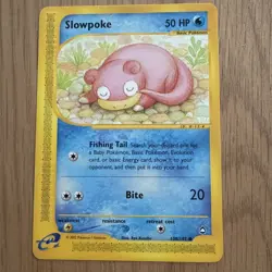2002 Pokemon Aquapolis Slowpoke 108/147 Nintendo - Image 1