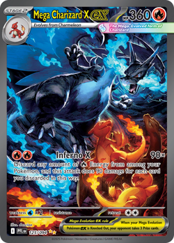 Pokemon - Mega Charizard X EX 125/094 Phantasmal Flames - Holo SIR - NM - Image 4