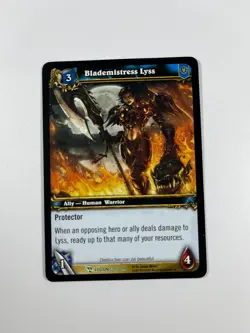 World of Warcraft TCG Blademistress Lyss March of the Legion 139/319 Wow Card - Image 1