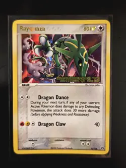 Stamped Reverse Holo Rayquaza - Pokemon Emerald 9/106 - Image 1