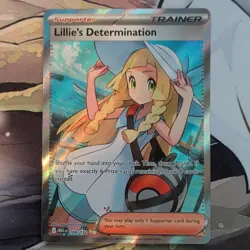 Lillie's Determination - #169 - Mega Evolution - Marks on Back of card - Image 1