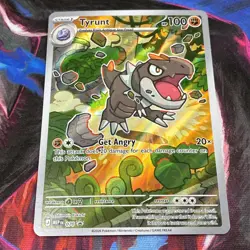 TYRUNT POKEMON CENTER STAMPED BLACK STAR PROMO MEP #070 PERFECT ORDER ENGLISH - Image 2