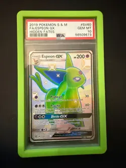 PSA 10 Espeon GX - SV60/SV94 - Hidden Fates - Pokemon - Read Description - Image 1