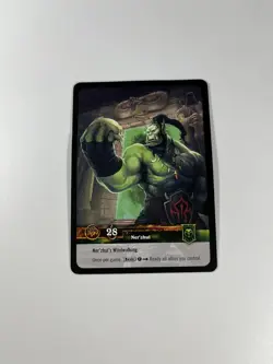 Ner'zhul Timewalkers Monster Hero WoW World of Warcraft TCG 26/30 Foil Card - Image 2