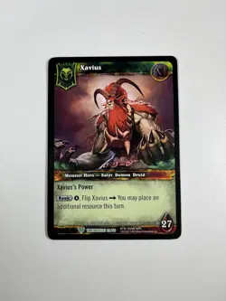 World of Warcraft TCG: Timewalkers Xavius Hero Card 29/30 WoW - Image 5