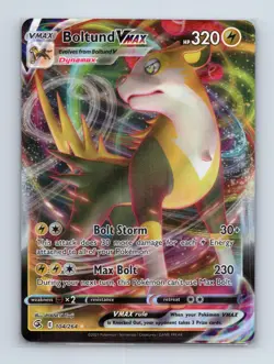 Boltund VMAX 104/264 Holo VMAX Rare Fusion Strike Pokemon Holo Near Mint - Image 1