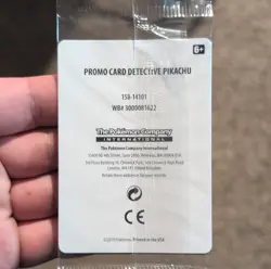 Pokemon Detective Pikachu Promo Stamped Holo SM190 Basic 90 HP - Image 2