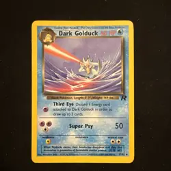 Pokemon TCG Dark Golduck Team Rocket 37/82 Non Holo Uncommon LP - Image 1