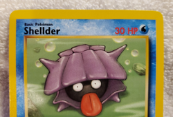 Shellder [C] 54/62 1st-Edition Fossil Pokemon 1999 Vtg TCG NM - Image 2