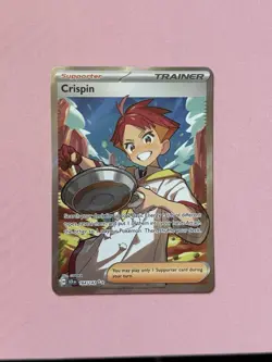 Pokemon Crispin 164/142 Stellar Crown Secret Rare Full Art Trainer Holo English - Image 1