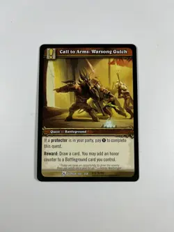 World of Warcraft TCG Call to Arms; Warsong Gulch Fields of Honor 190/208 Card - Image 3