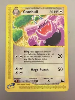 Pokemon Granbull 61/144 Skyridge Regular Common Stage 1 80 HP Never Played - Image 1