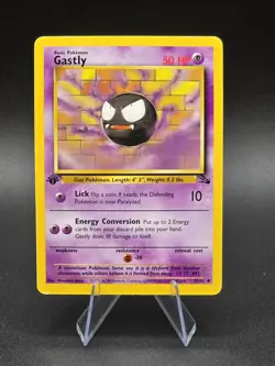 Wizards of the Coast Pokemon Gastly 33/62 Fossil 1st Edition - Near Mint NM - Image 1