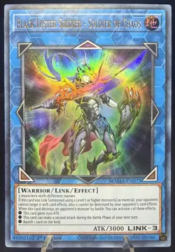 Yu-Gi-Oh! TCG Black Luster Soldier - Soldier Of Chaos 1st Ed MAMA-EN073 - Image 1