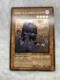 Yugioh Dekoichi The Battlechanted Locomotive RDS-EN032 Ultimate Rare 1st Ed HP - Image 1