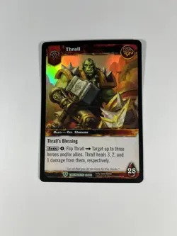Thrall Timewalkers Foil WoW World of Warcraft TCG 20/30 Card - Image 1