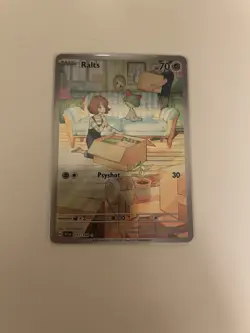 Pokemon TCG Ralts Scarlet Violet Base Set Holo Card 211/198 Illustration Rare - Image 1