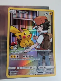 Pikachu Holo Card 241/236 Secret Sm-Cosmic Eclipse Pokemon TCG Card - Image 1