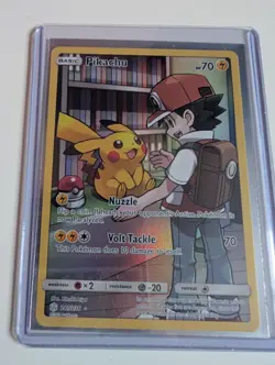 Pikachu Holo Card 241/236 Secret Sm-Cosmic Eclipse Pokemon TCG Card - Image 2