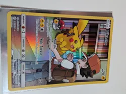 Pikachu Holo Card 241/236 Secret Sm-Cosmic Eclipse Pokemon TCG Card - Image 4