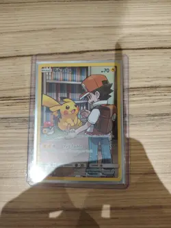 Pokemon Pikachu TCG Secret 241/236 Holo Card Sm-Cosmic Eclipse - Image 1