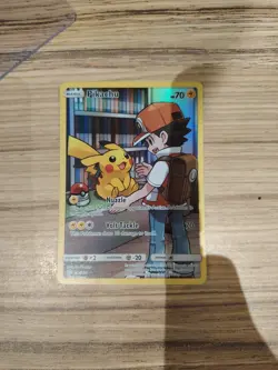 Pokemon Pikachu TCG Secret 241/236 Holo Card Sm-Cosmic Eclipse - Image 2