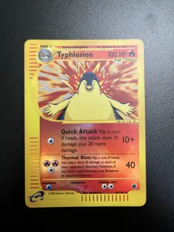 Typhlosion 64/165 Expedition Base Set Reverse Holo Rare Pokemon Card LP - Image 1