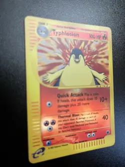 Typhlosion 64/165 Expedition Base Set Reverse Holo Rare Pokemon Card LP - Image 2