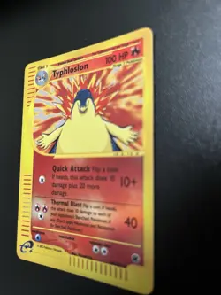 Typhlosion 64/165 Expedition Base Set Reverse Holo Rare Pokemon Card LP - Image 4