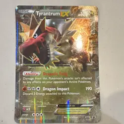 The Pokemon Company Tyrantrum EX Promo Jumbo Oversized Holo Card XY70 180HP - Image 1