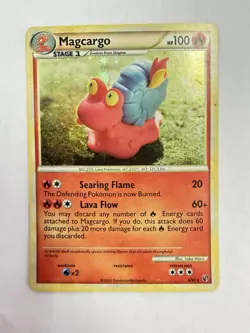 Magcargo 6/90 Reverse Holo Pokemon Card NM 2010 - Image 1