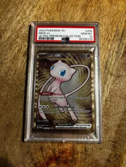 151 Mew EX SVP053 Ultra Premium Collection Promo PSA 10 - Pokemon TCG Card - Image 1