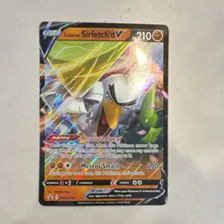 Pokemon Galarian Sirfetch'd V Promo Jumbo Oversized Holo Card SWSH043 210HP - Image 1