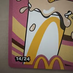 MILKSHAKE DIP (14/24) McDonalds Cards 2026 UnRedeemed trading card "NEW" - Image 3