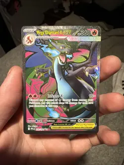 Full Art Mega Charizard x EX Holofoil 109/094 Phantasmal Flames NM Pokemon Card - Image 1