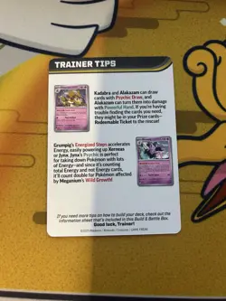Mega Venusaur Trainer Tips Mega Evolution Card - Image 2